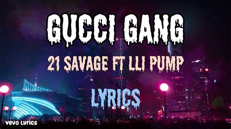 gucci gang lyrics karaoke|gucci gang lyrics audio.